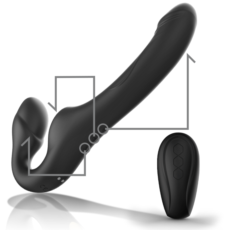 Ibiza Technology-Vibrator ohne Schulterträger mit Fernbedienung und · Vibratoren (Bild 3)