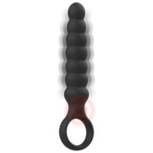 Black&silver-Bob leistungsstarker Anal-Silikon-10 Geschwindigkeiten-Dilatator · Vibratoren
