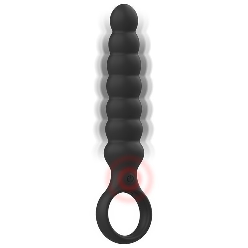 Black&silver-Bob Starker Analdehner aus Silikon-10 Stufen