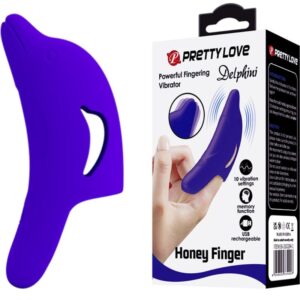 Fun Toys-Delphini Powerful Stimulator von Finger-Silikon · Vibratoren (Bild 18)
