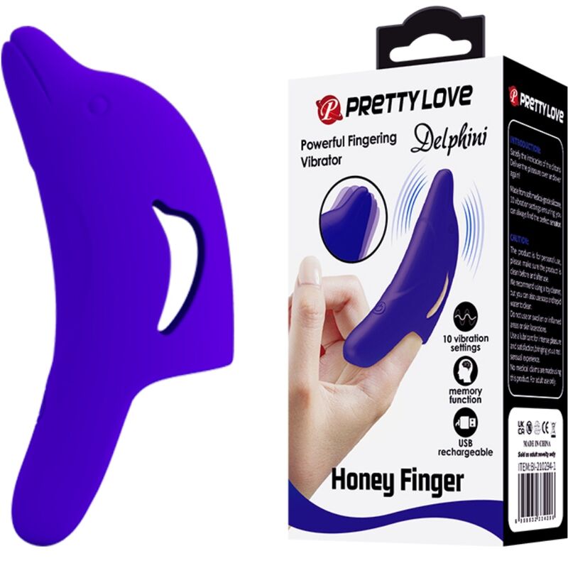 Fun Toys-Delphini Powerful Stimulator von Finger-Silikon · Vibratoren (Bild 18)