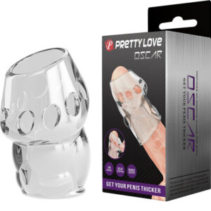 For Him-Oscar Penishülle Penis-Addensator Transparent-Flasche · Penisringe & -hüllen (Bild 9)