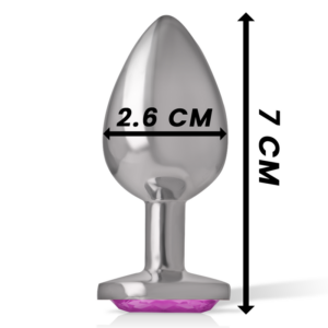 Intense Anal Toys-Analplug Metall Aluminium Herz · Spielzeug aus Glas & Metall (Bild 3)