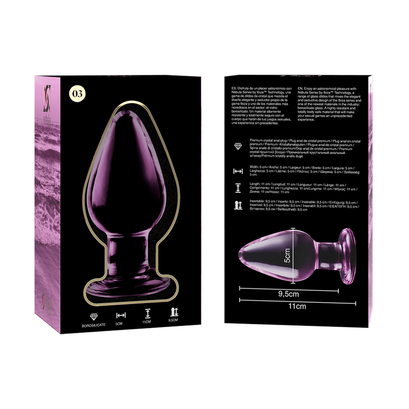 Nebula Series by Ibiza-Modell 3 Plug in Kristall 11 x 5 cm · Spielzeug aus Glas & Metall (Bild 6)