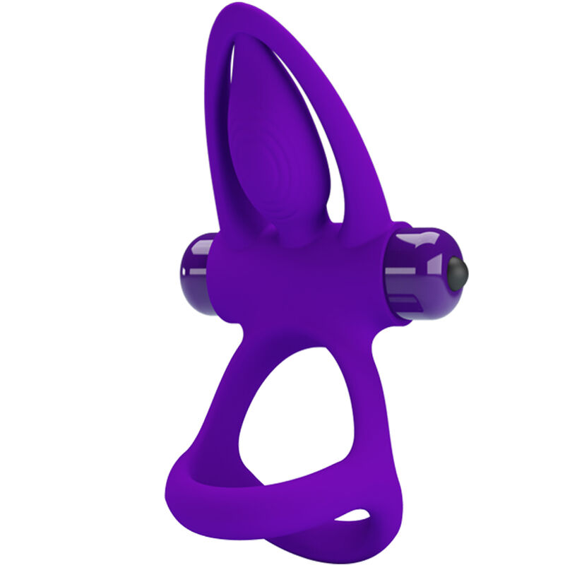 For Him-Ring Vibrator 10 Lila Vibrationen Silikon-10 Geschwindigkeiten · Sextoys