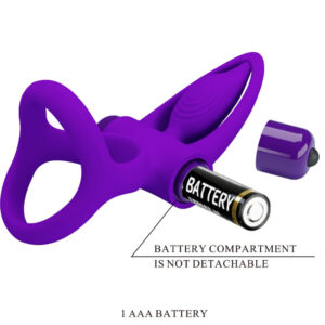 For Him-Ring Vibrator 10 Lila Vibrationen Silikon-10 Geschwindigkeiten · Sextoys (Bild 5)