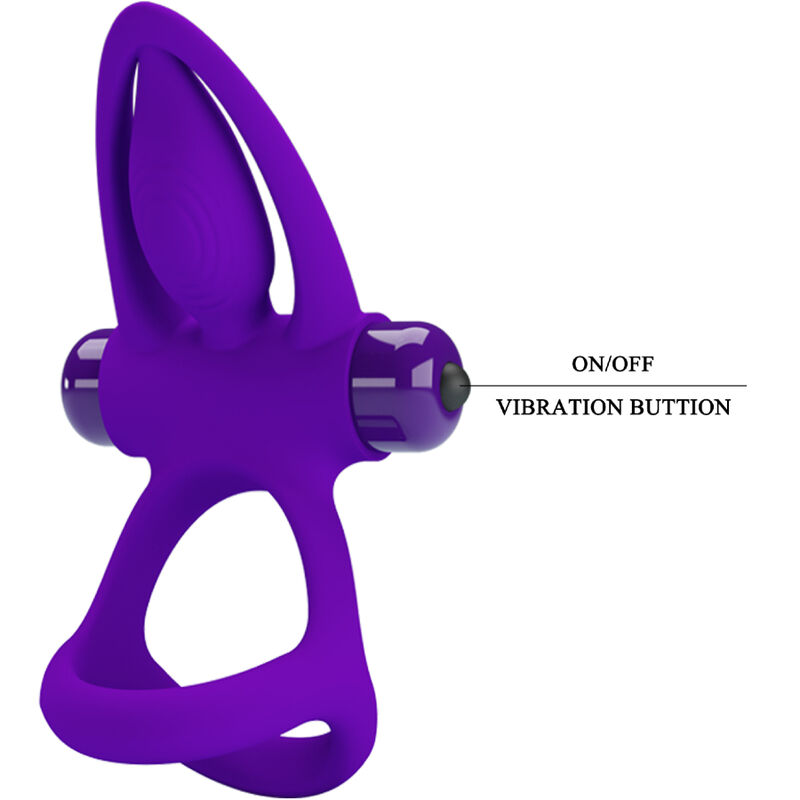 For Him-Ring Vibrator 10 Lila Vibrationen Silikon-10 Geschwindigkeiten · Sextoys (Bild 9)