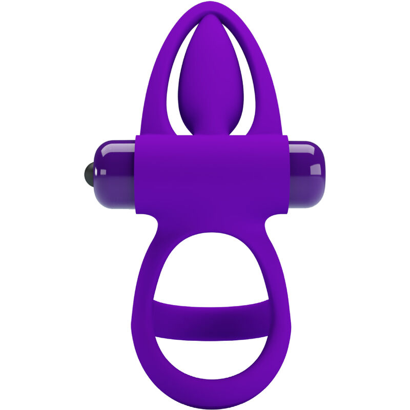 For Him-Ring Vibrator 10 Lila Vibrationen Silikon-10 Geschwindigkeiten · Sextoys (Bild 2)