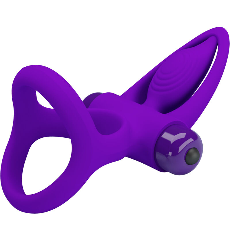 For Him-Ring Vibrator 10 Lila Vibrationen Silikon-10 Geschwindigkeiten · Sextoys (Bild 4)