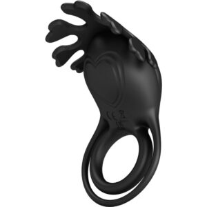 For Him-Ruben Vibrationsring 7 Vibrationen, Silikon Schwarz-7 Geschwindigkeiten · Sextoys (Bild 4)