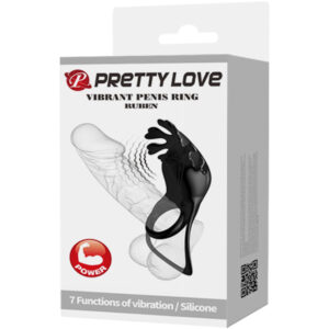 For Him-Ruben Vibrationsring 7 Vibrationen, Silikon Schwarz-7 Geschwindigkeiten · Sextoys (Bild 9)