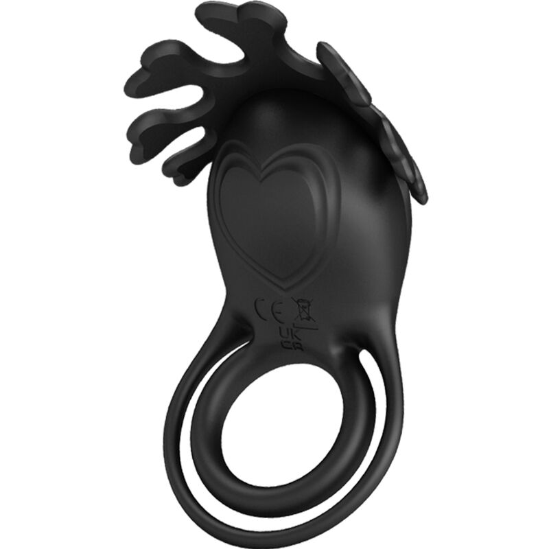 For Him-Ruben Vibrationsring 7 Vibrationen, Silikon Schwarz-7 Geschwindigkeiten · Sextoys