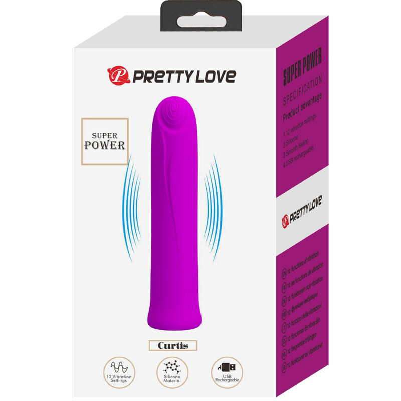 Fun Toys-Curtis Mini Super Power Vibrator 12 Lila Vibrationen · Vibratoren (Bild 7)