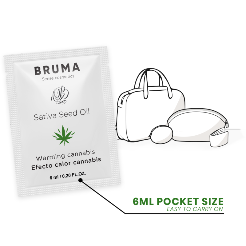 Bruma-Rutschiges Gel mit Sativa-Samenöl, Heizeffekt · Kosmetika & Aphrodisiaka (Bild 6)