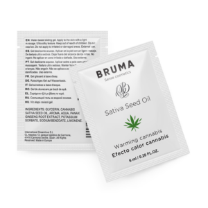 Bruma-Rutschiges Gel mit Sativa-Samenöl, Heizeffekt · Kosmetika & Aphrodisiaka