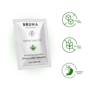 Bruma-Rutschiges Gel mit Sativa-Samenöl, Heizeffekt · Kosmetika & Aphrodisiaka (Bild 4)