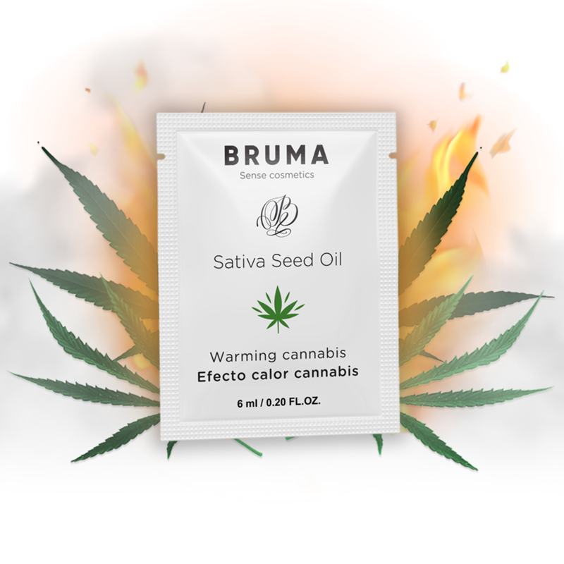 Bruma-Rutschiges Gel mit Sativa-Samenöl, Heizeffekt · Kosmetika & Aphrodisiaka (Bild 2)