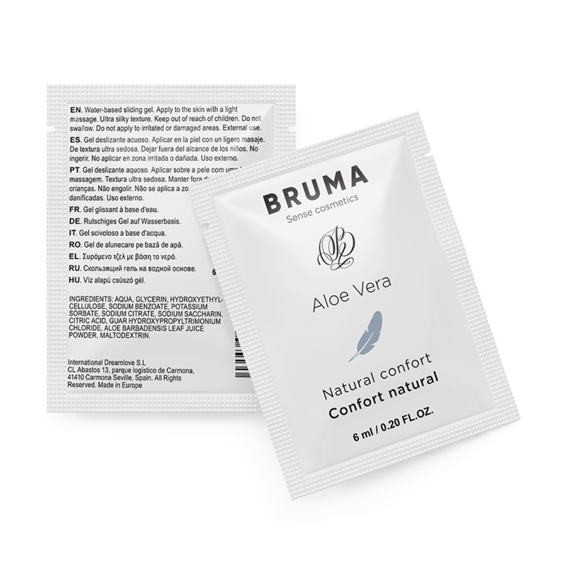 Bruma-Aloe Vera Sliding Gel Natural Comfort 6 ml · Kosmetika & Aphrodisiaka