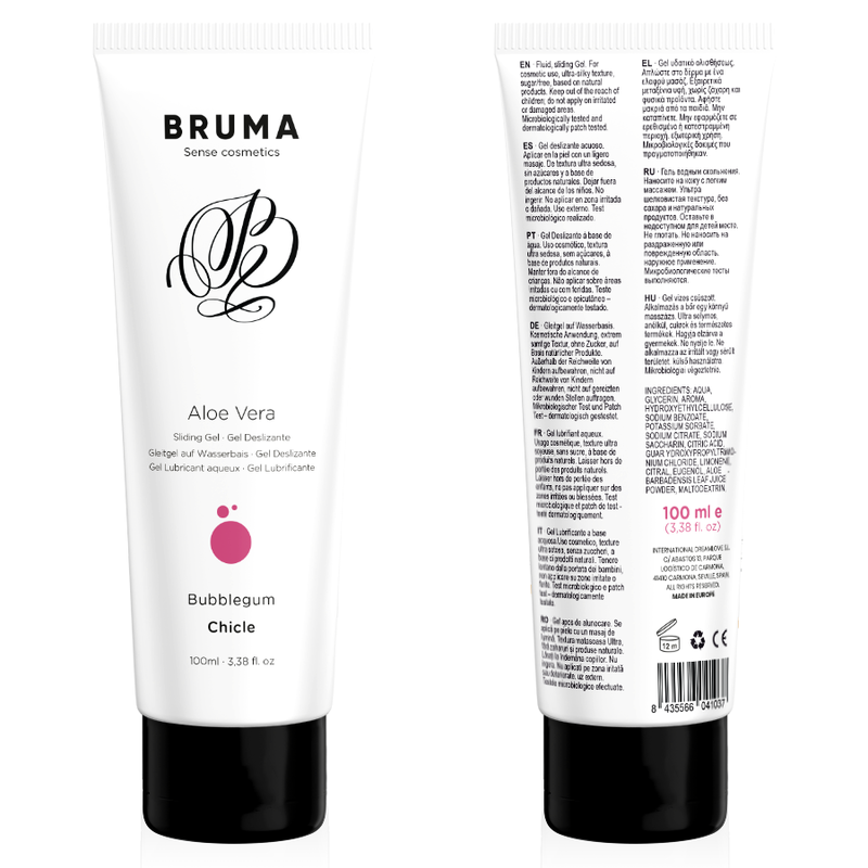 Bruma-Gleitgel Aloe Vera Bubblegum-Aroma 100 ml