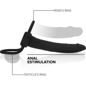 Mythology Fantasy Dildo-Onyx Dildo Anal Cobi mit Ring · Strap-on & Harness (Bild 5)