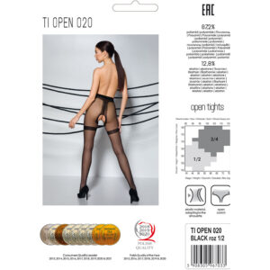 Passion-Tiopen 020 Strümpfe Stay-up Neri/(20 Den) · Sexy Damen-Dessous (Bild 5)