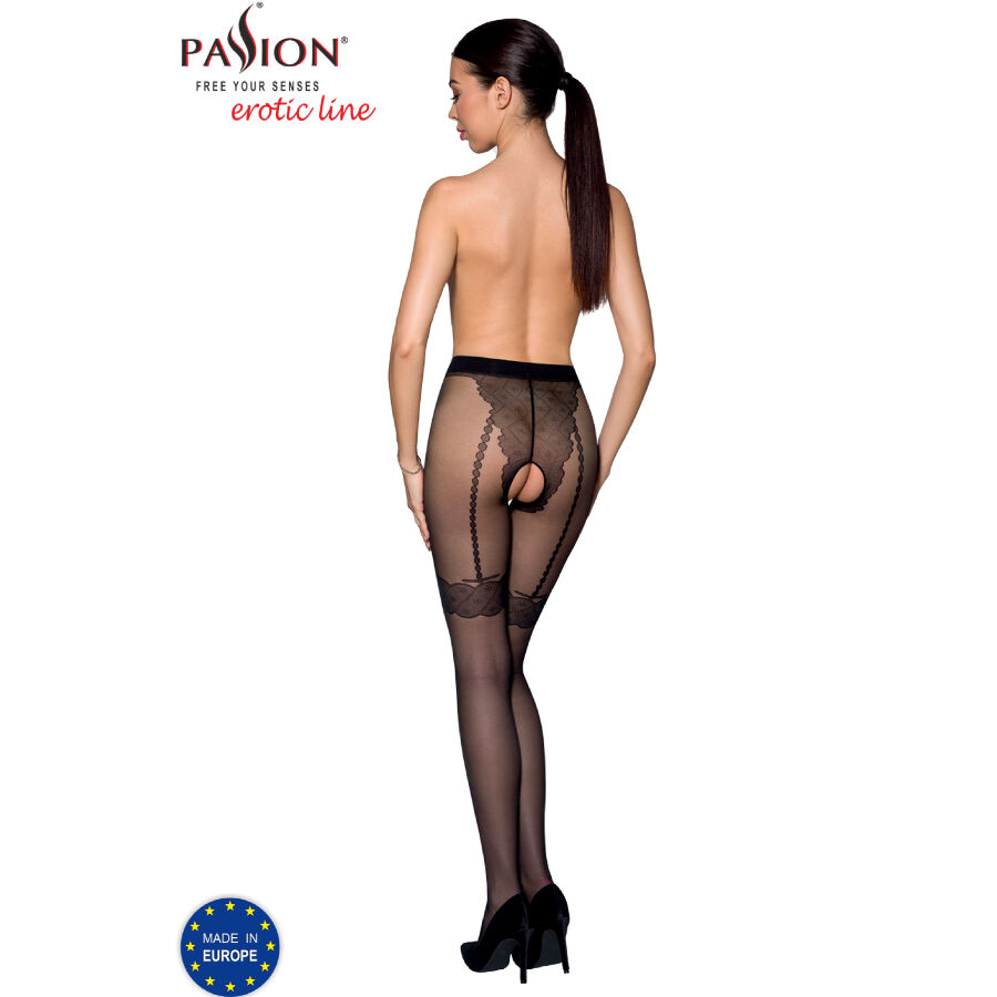 Passion-Tiopen 016 Strümpfe Schwarz/(20 Den) · Sexy Damen-Dessous (Bild 4)