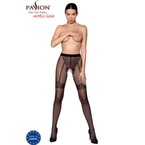 Passion-Tiopen 016 Strümpfe Schwarz/(20 Den) · Sexy Damen-Dessous (Bild 2)