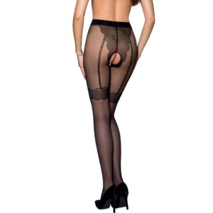 Passion-Tiopen 016 Strümpfe Schwarz/(20 Den) · Sexy Damen-Dessous (Bild 3)
