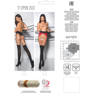 Passion-Tiopen 003 Strümpfe mit Blasen 20/40 Den · Sexy Damen-Dessous (Bild 5)