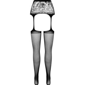 Passion-S028 Strümpfe mit Öffnung und Portjartier · Spicy Dessous & Bodystockings (Bild 3)