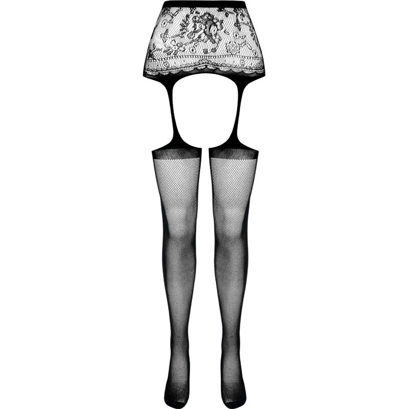 Passion-S028 Strümpfe mit Öffnung und Portjartier · Spicy Dessous & Bodystockings (Bild 7)