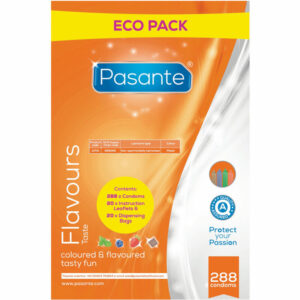 Pasante-Eco Pack Aromatisierte Kondome, 288 Stk.-Latex