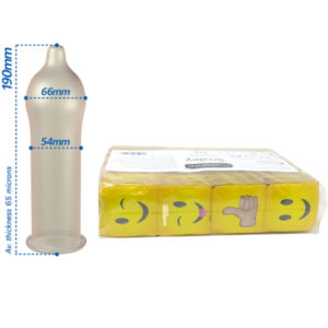 Pasante-Kondom Smiley, Beutel 144 Stk.-Latex · Kondome (Bild 3)