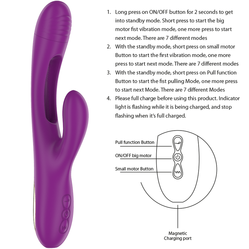 Intense High Tech-Apollo Vibrator Multifunktionalität Wiederaufladbar 7 · Vibratoren (Bild 4)