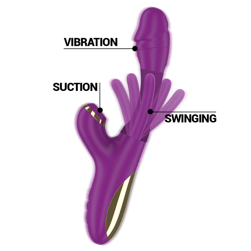 Intense High Tech-Athen Vibrator Multifunktionalität Wiederaufladbar 7 · Vibratoren (Bild 2)