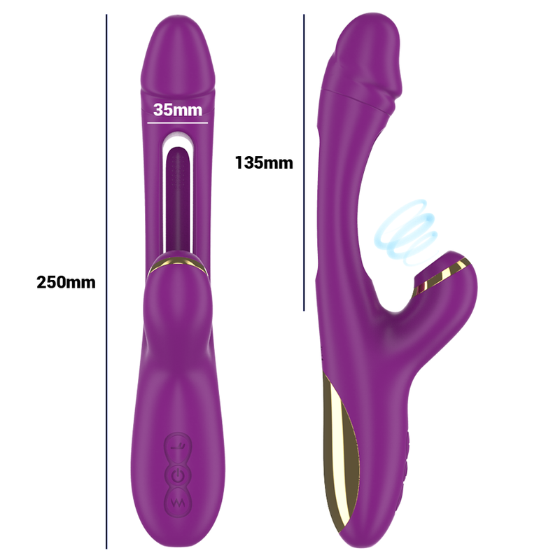 Intense High Tech-Athen Vibrator Multifunktionalität Wiederaufladbar 7 · Vibratoren (Bild 6)
