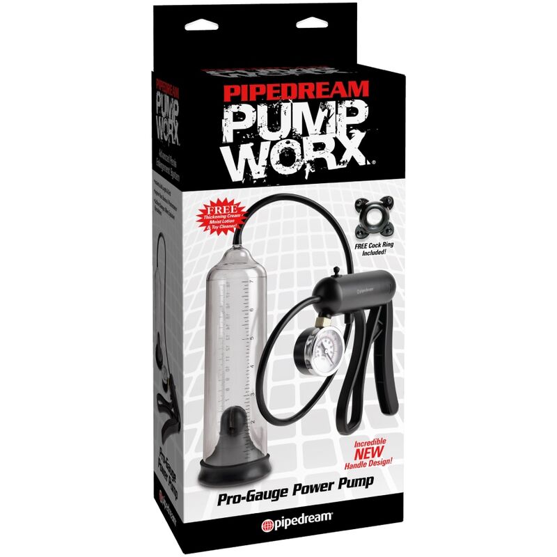 Pump Worx-Pro-Gauge Vakuumpumpe Transparent-Silikon · Sextoys (Bild 2)