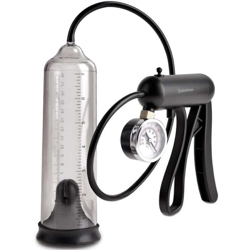 Pump Worx-Pro-Gauge Vakuumpumpe Transparent-Silikon · Sextoys