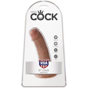 King Cock-Realistischer Penis 15 cm Caramel-Waterproof, Saugnapf · Strap-on & Harness (Bild 6)