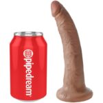 King Cock-Realistischer Penis 17.5 cm Caramel-Silikon, Wasserdicht · Strap-on & Harness