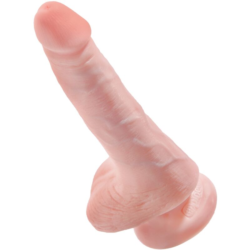 King Cock-Pipedreams King Cock Realistischer Penis mit Testikeln 13.5 cm · Strap-on & Harness (Bild 4)