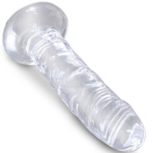 King Cock-Realistischer Penis Transparent 15.5 cm-TPE, Wasserdicht · Strap-on & Harness