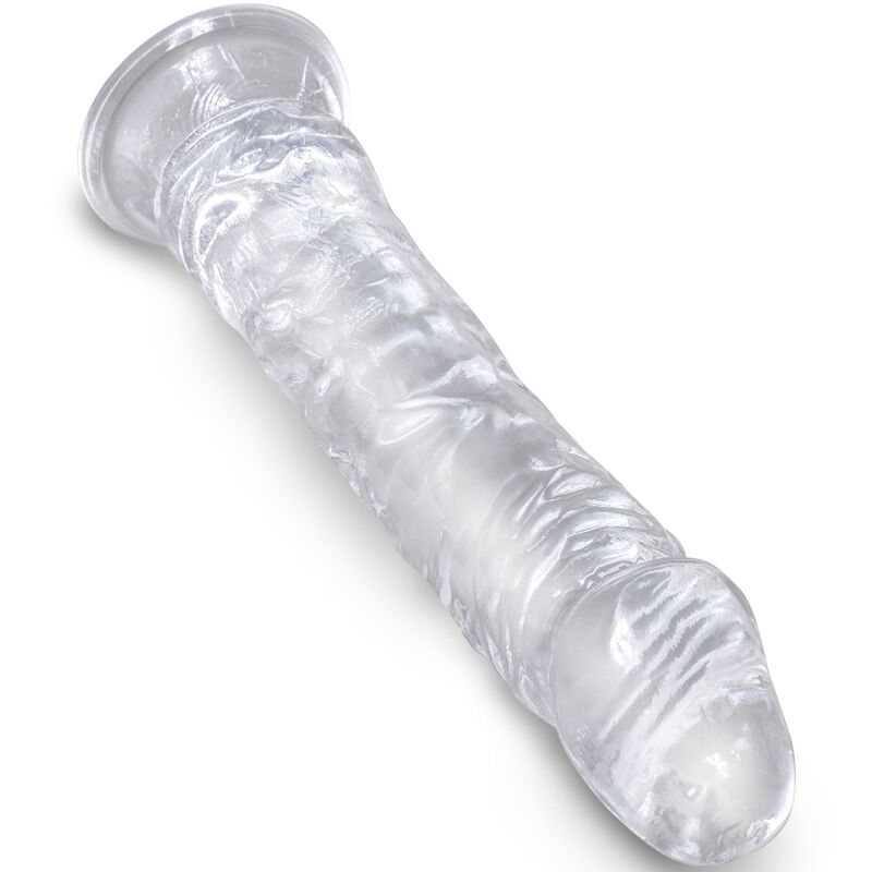King Cock-Dildo Realistisch Transparent 19.7 cm-TPE, Wasserdicht · Strap-on & Harness (Bild 2)