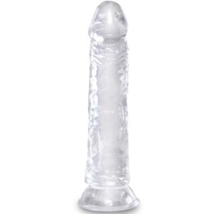 King Cock-Dildo Realistisch Transparent 19.7 cm-TPE, Wasserdicht · Strap-on & Harness