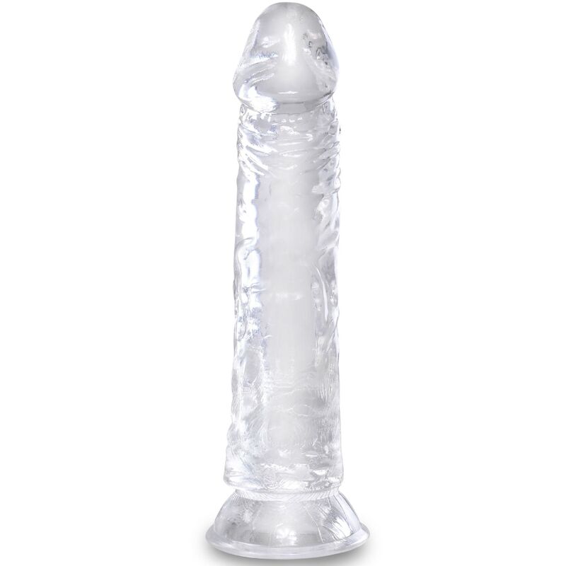 King Cock-Realistischer Dildo Transparent 19.7 cm-TPE, Wasserdicht
