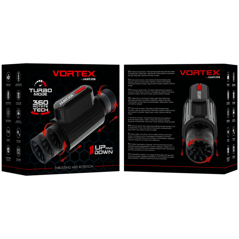 Jamyjob-Vortex Masturbator Männlich Su-Down mit 360° Drehung · Sextoys (Bild 7)