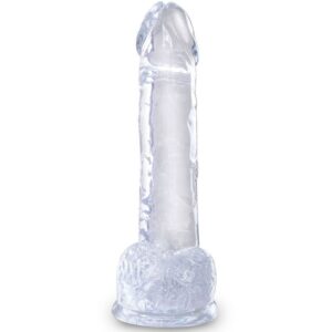 King Cock-Clear Realistische Transparent Penis mit Hoden, 15.2 cm · Strap-on & Harness (Bild 2)