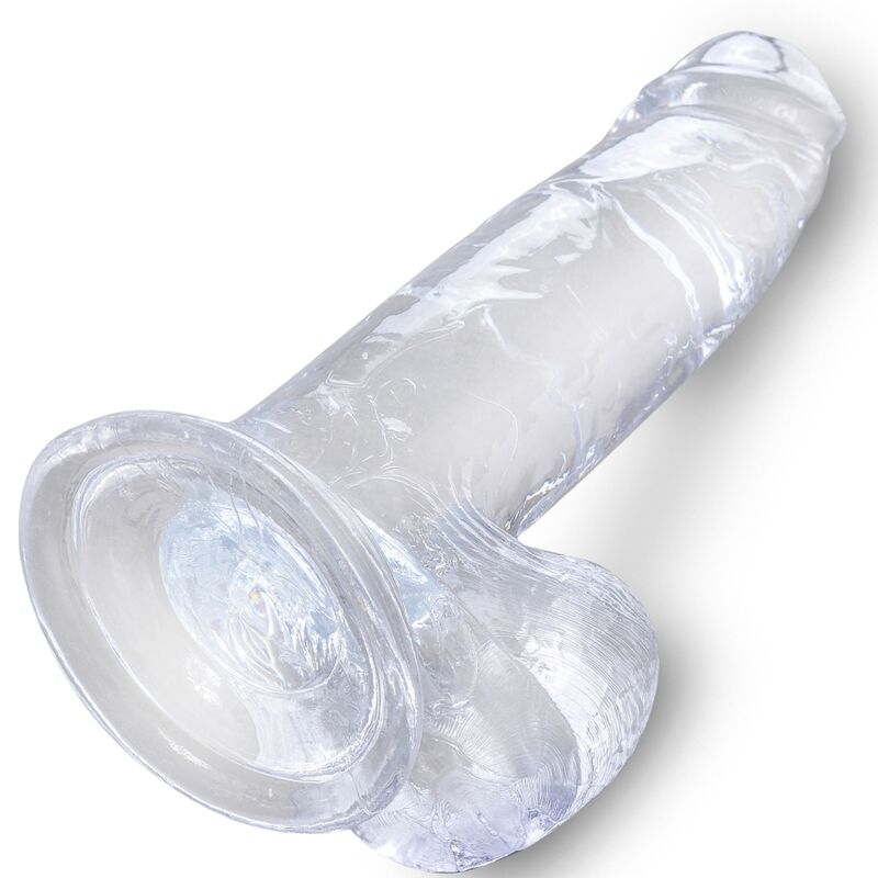 King Cock-Clear Realistische Transparent Penis mit Hoden, 15.2 cm · Strap-on & Harness (Bild 4)