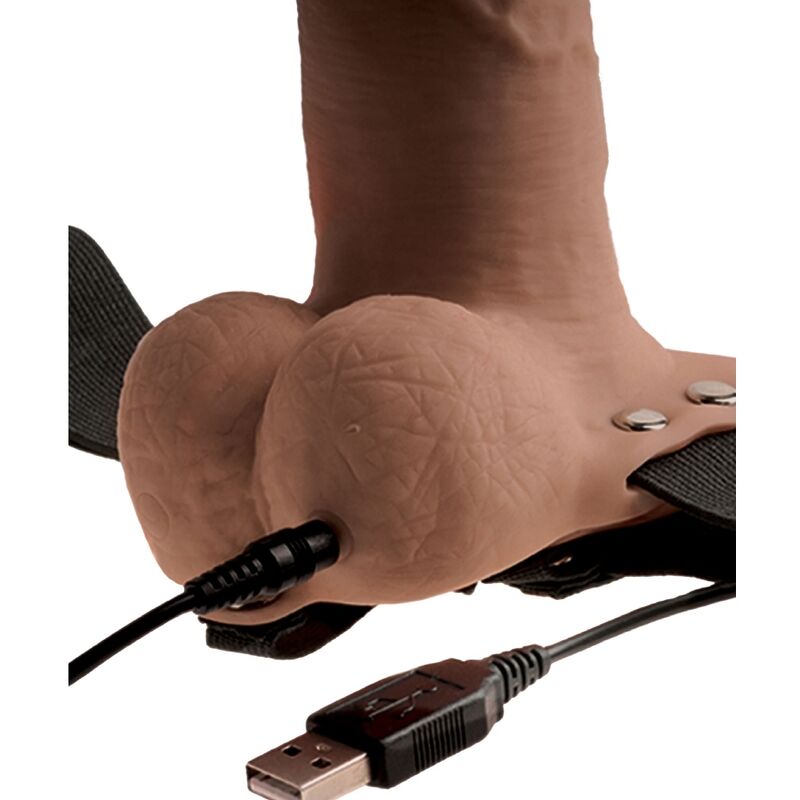 Fetish Fantasy Series-Harness Regulierbar mit Realistischen Penis, Testikale · Strap-on & Harness (Bild 3)
