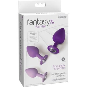 Fantasy For Her-Set Analplug Lila-Silizium, Wasserdicht · Vibratoren (Bild 4)